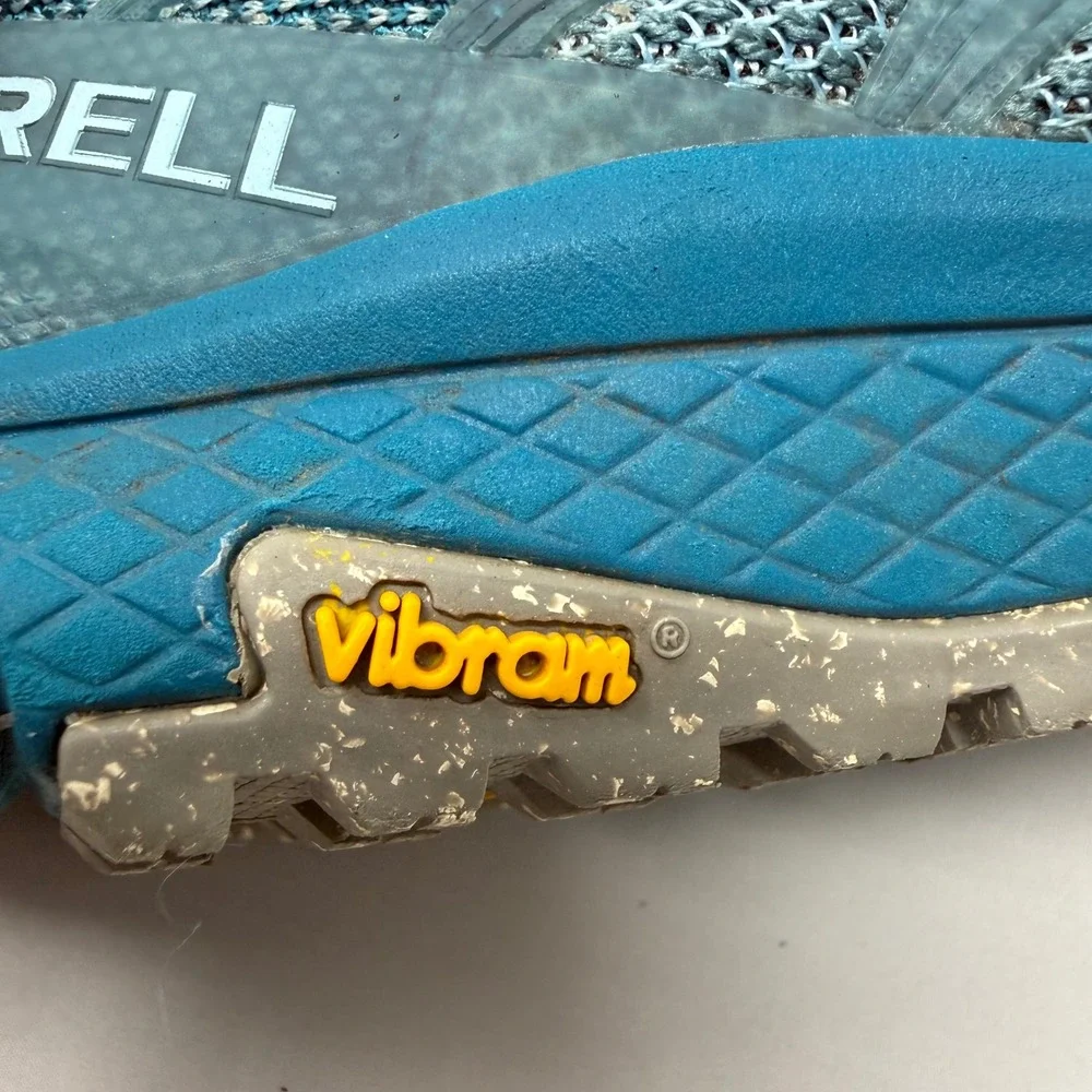 Merrell Bare Access XTR Sweeper Womens 5.5 Trail Running Shoes Teal Blue J99956